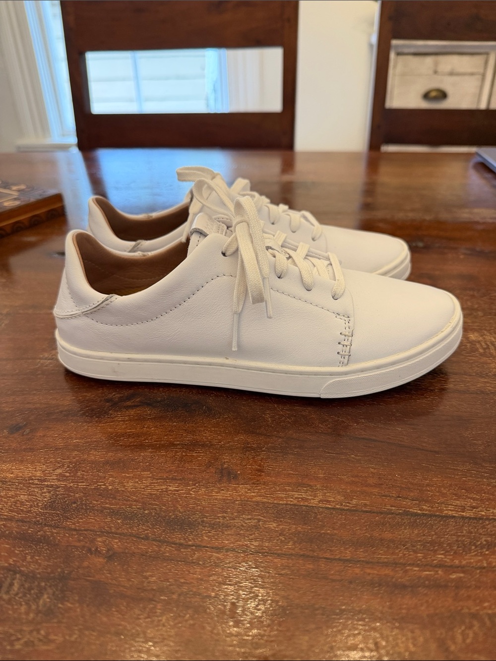 OluKai White Women's Sneakers - Picture 4 of 8